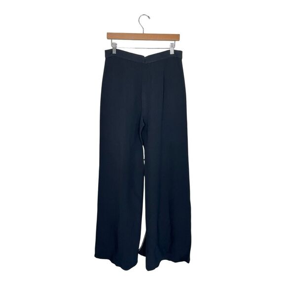 NWT Alexis | Black Oliviera Front Slit White Stitching High Waisted Pants M - Picture 6 of 12